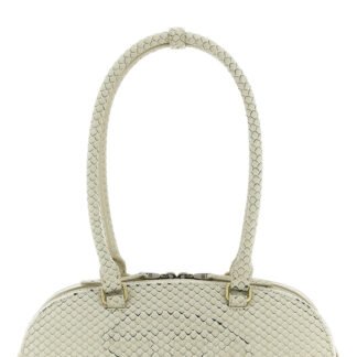 Beige Other Fibres Shoulder Bag