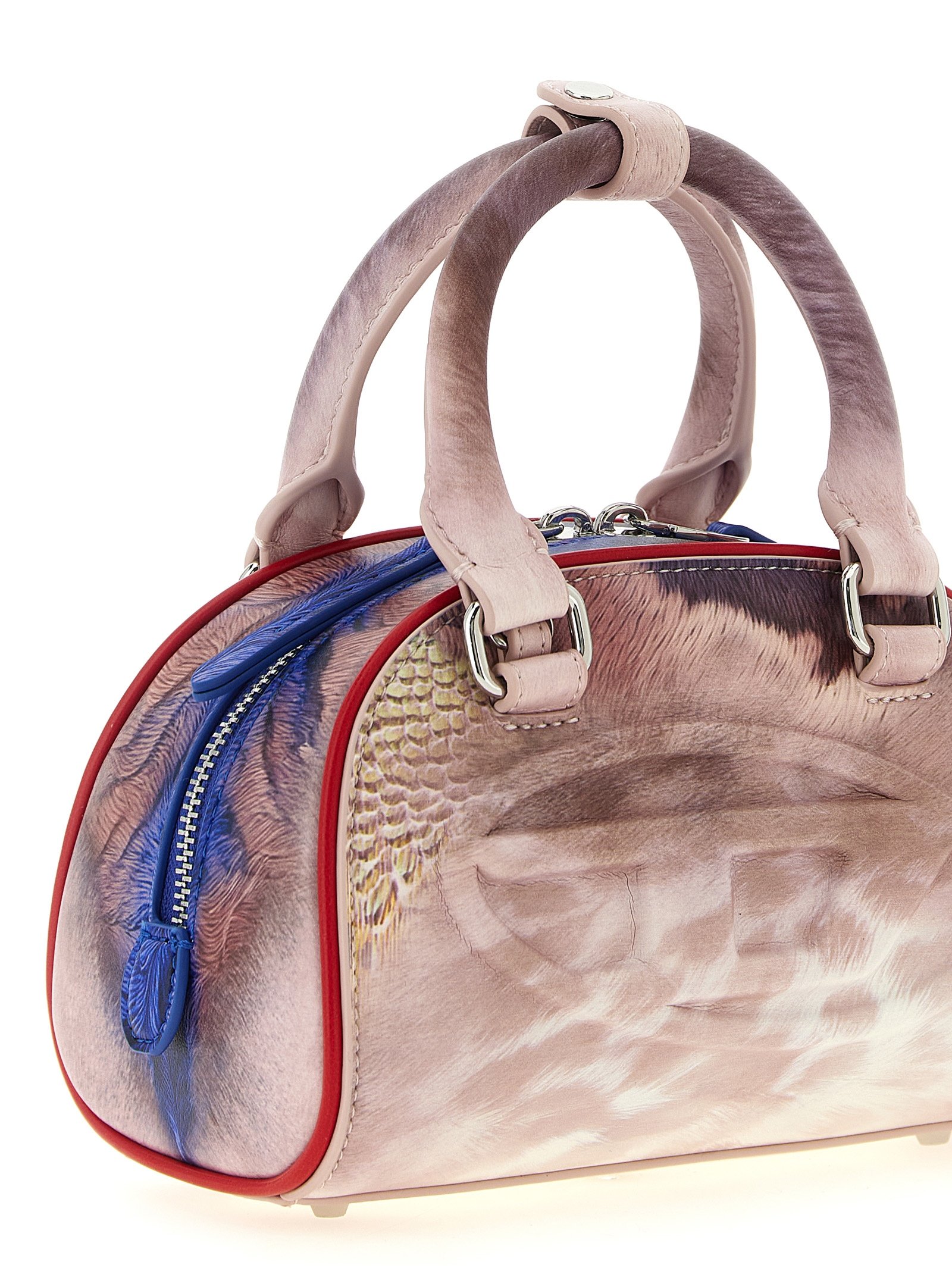 Multicolor Polyethylene Crossbody Bag - Image 3