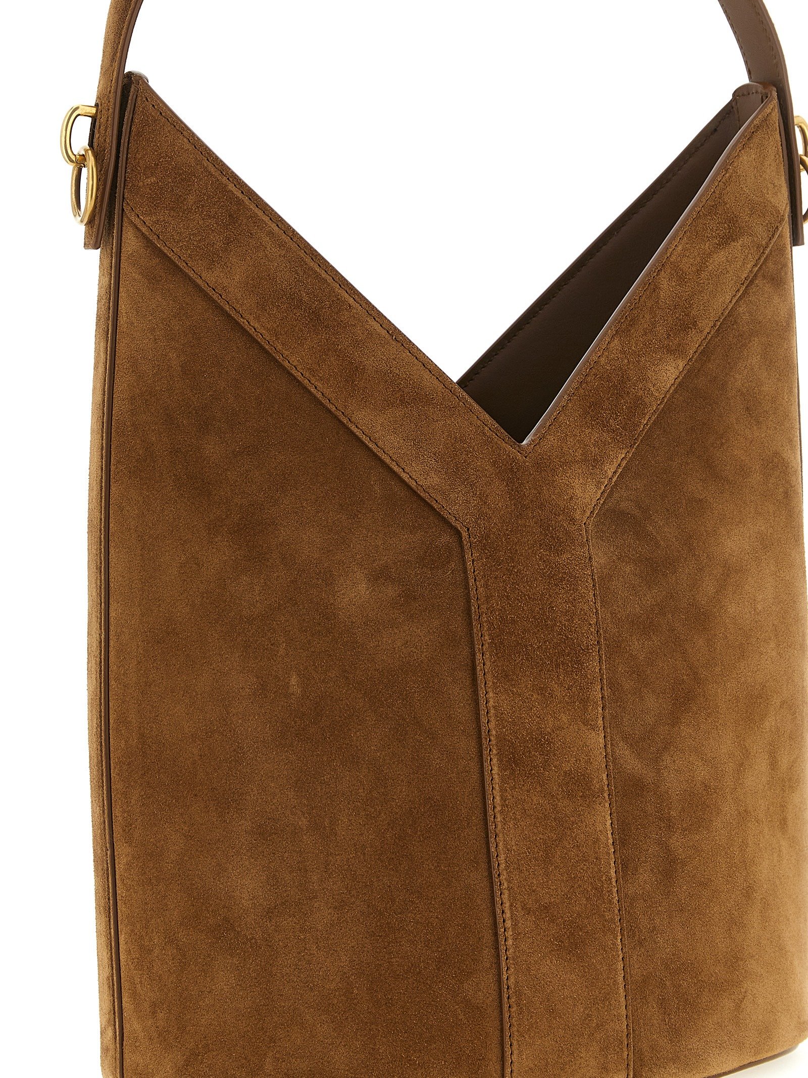 Brown Calfskin Shoulder Bag - Image 3