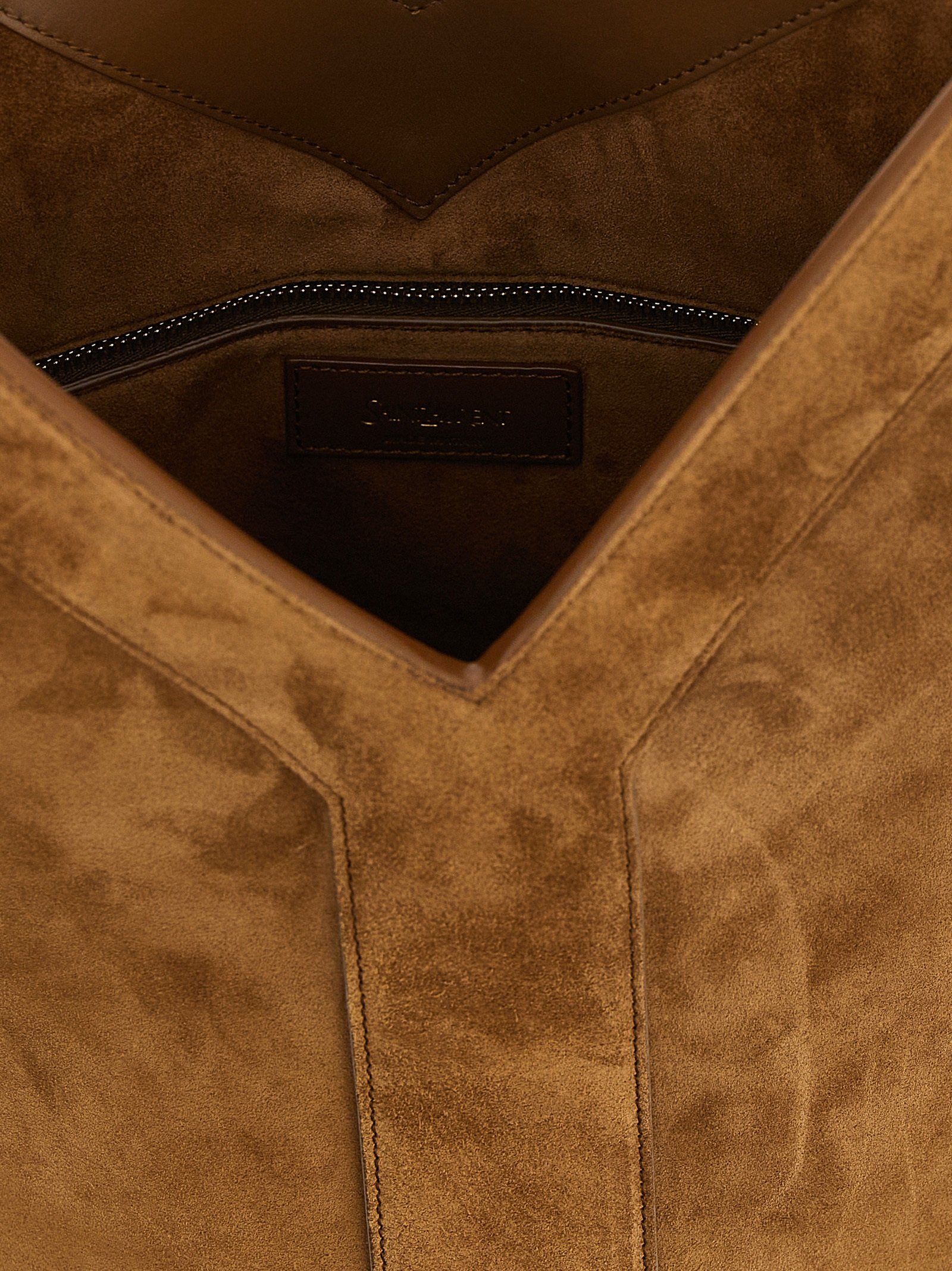 Brown Calfskin Shoulder Bag - Image 4