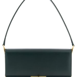 Bicolor Calfskin Shoulder Bag