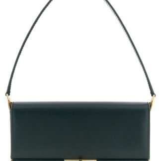 Bicolor Calfskin Shoulder Bag