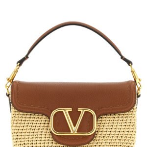 Brown Viscose Shoulder Bag