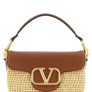 Brown Viscose Shoulder Bag