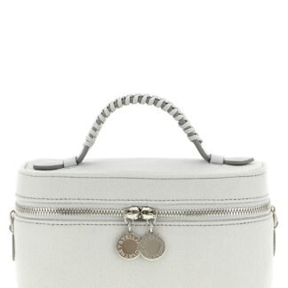 Gray Polyester Crossbody Bag