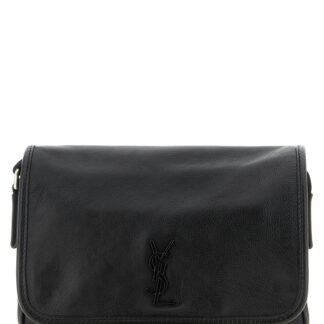 Black Calfskin Crossbody Bag