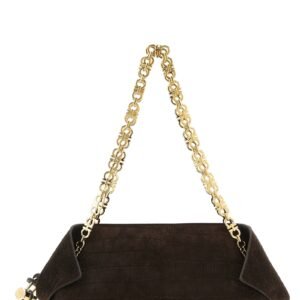 Brown Goatskin Shoulder Bag