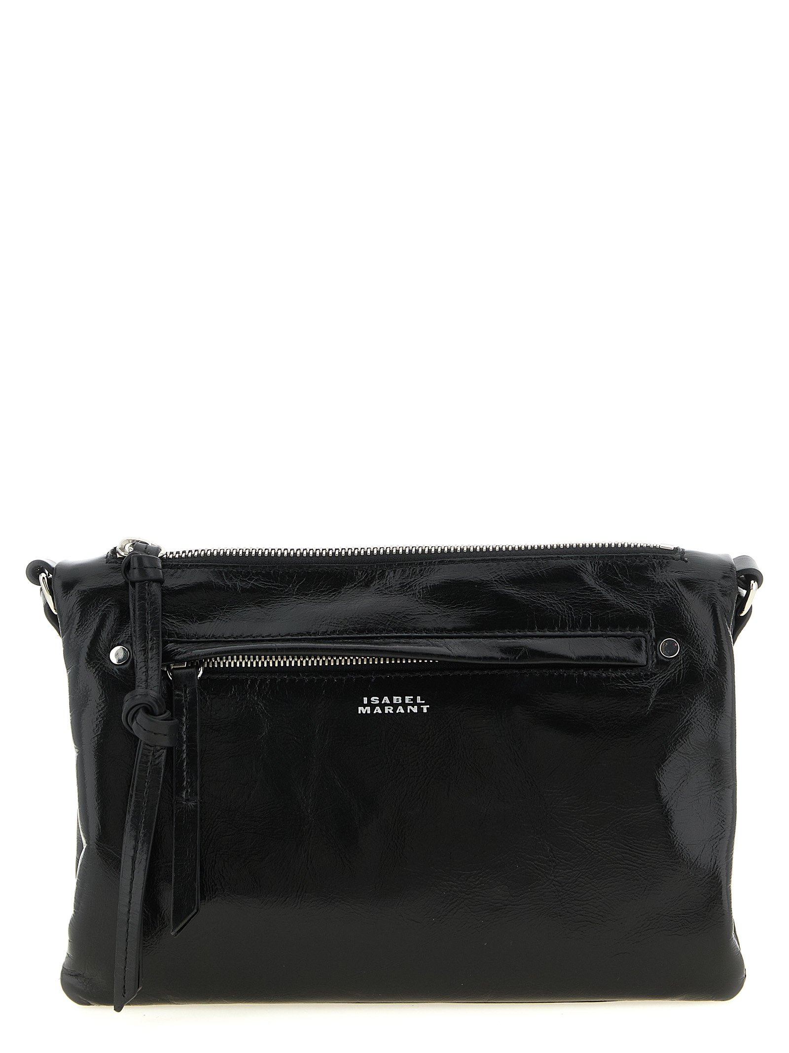 Black Calfskin Crossbody Bag