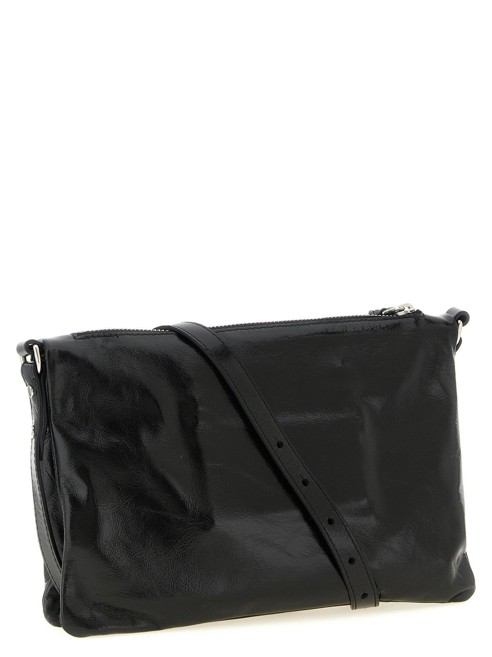 Black Calfskin Crossbody Bag - Image 2