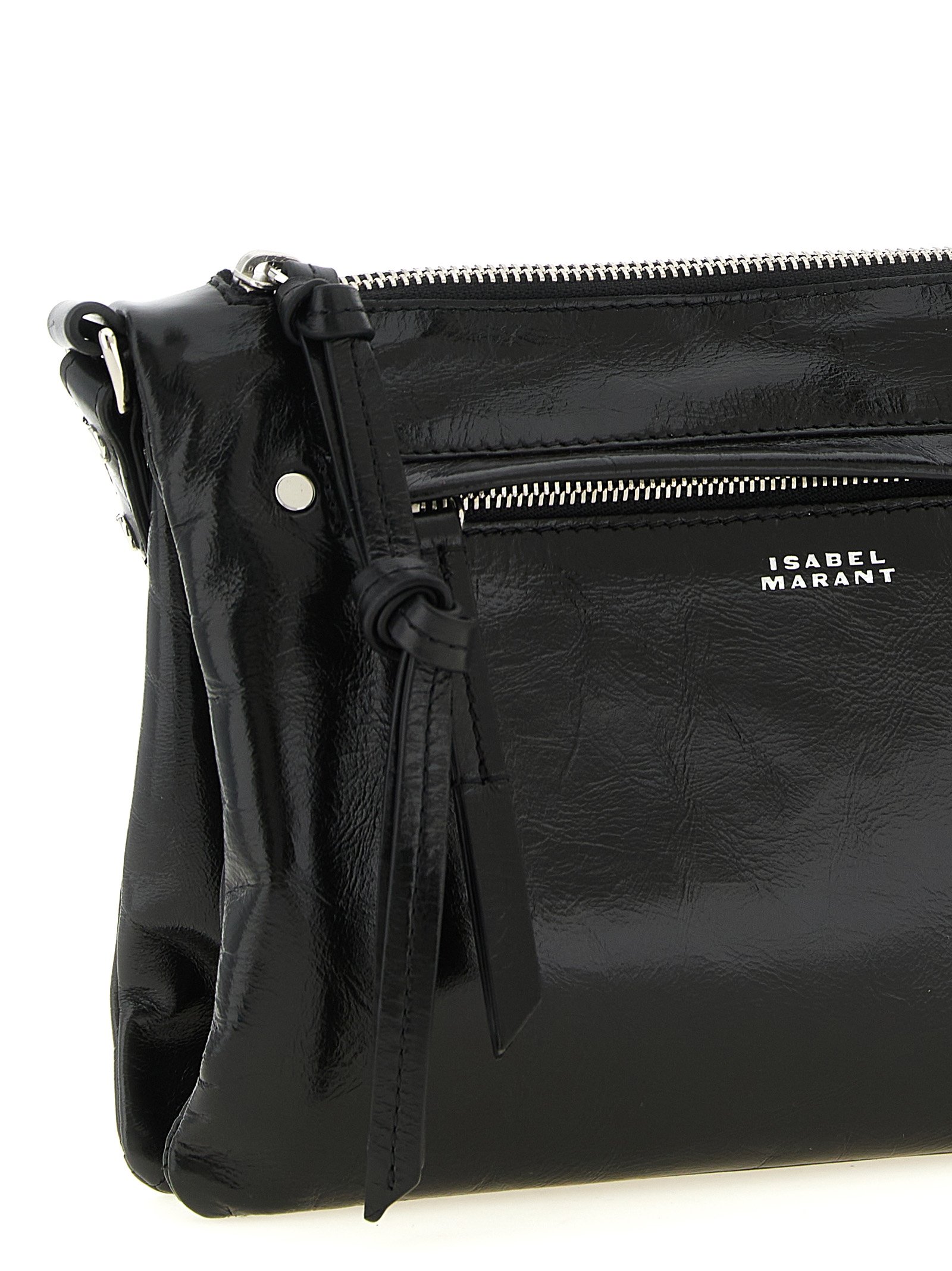 Black Calfskin Crossbody Bag - Image 3