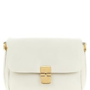 White Cowhide Crossbody Bag
