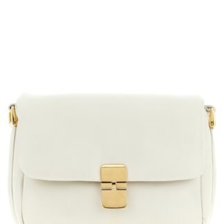 White Cowhide Crossbody Bag