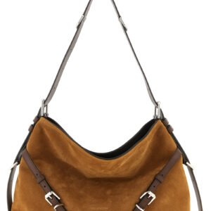 Brown Calfskin Shoulder Bag