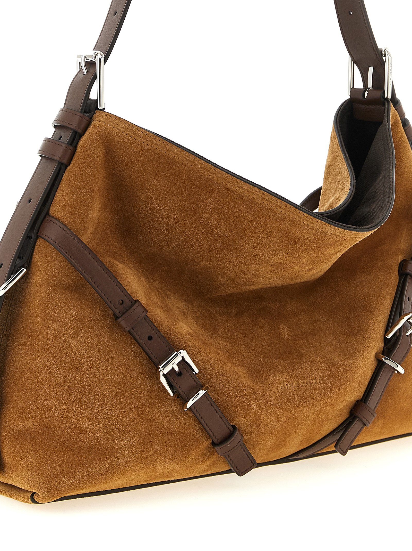 Brown Calfskin Shoulder Bag - Image 3