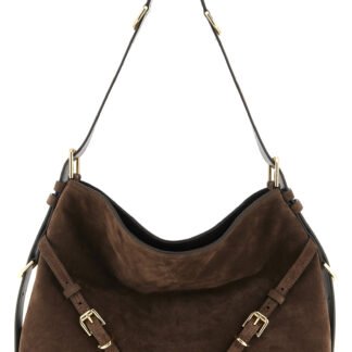 Brown Calfskin Shoulder Bag
