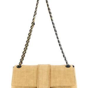 Beige Polyamide Shoulder Bag