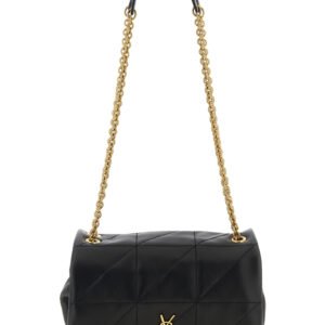 Black Lamb Leather Shoulder Bag