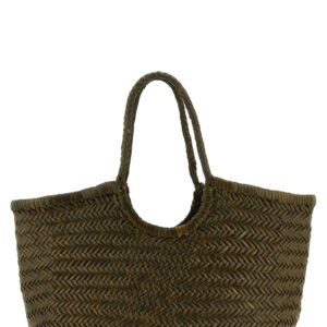 Bicolor Calfskin Shoulder Bag