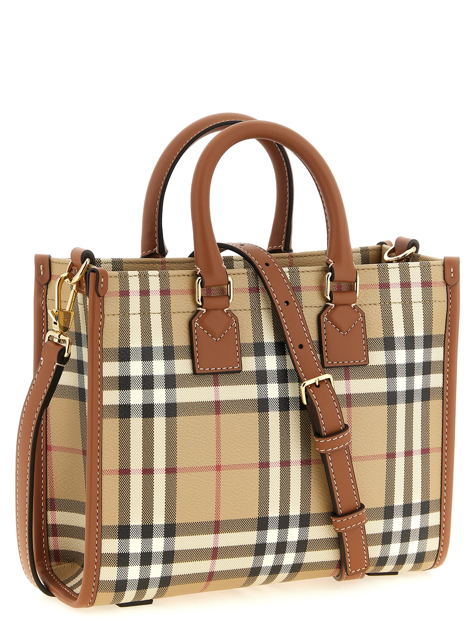 Beige Polyethylene Tote Bag - Image 2