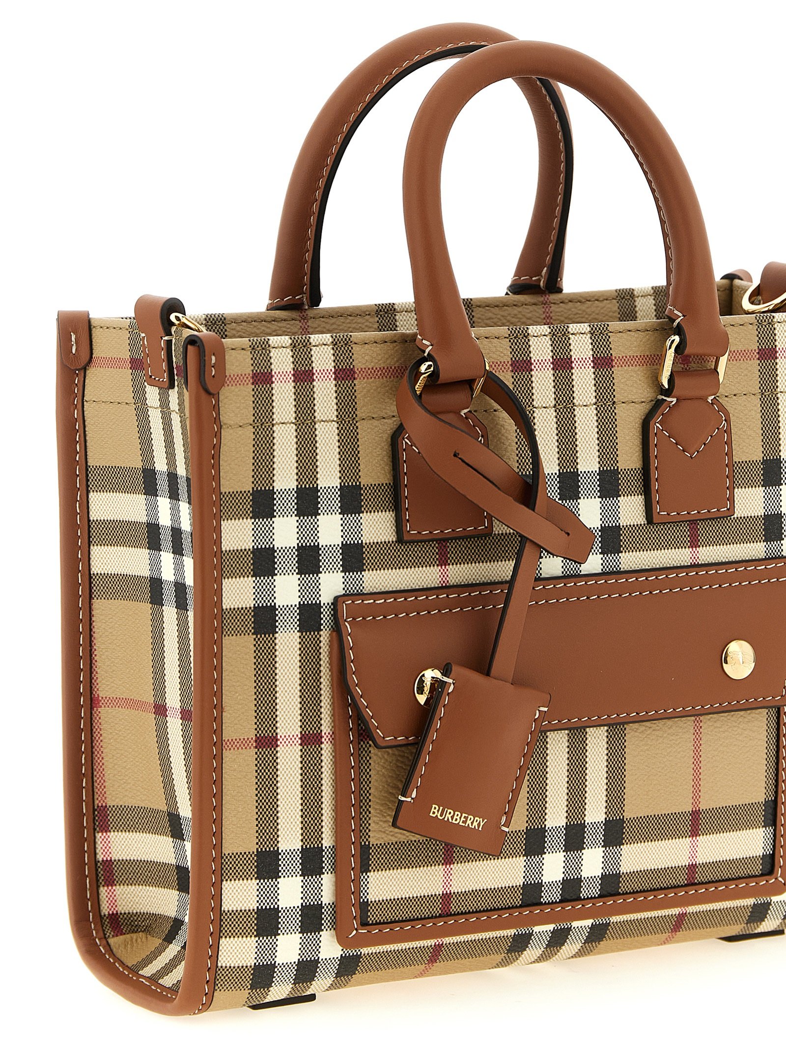 Beige Polyethylene Tote Bag - Image 3