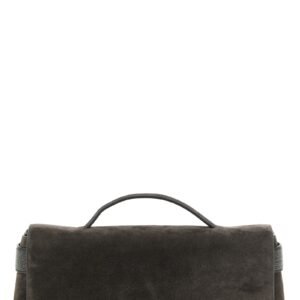 Brown Calfskin Clutch Bag