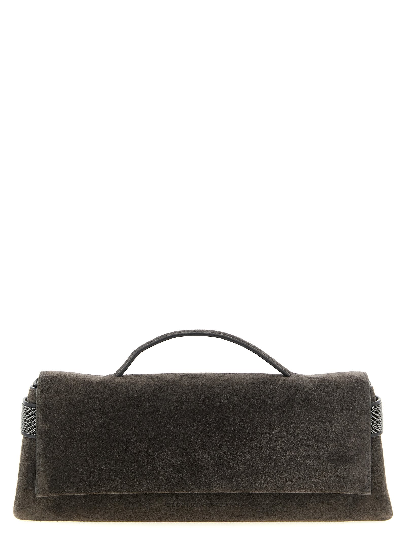 Brown Calfskin Clutch Bag