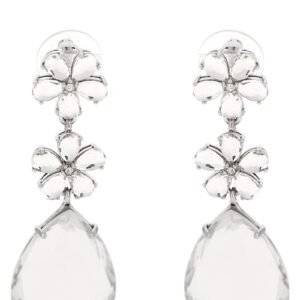 Silver Brass Earrings