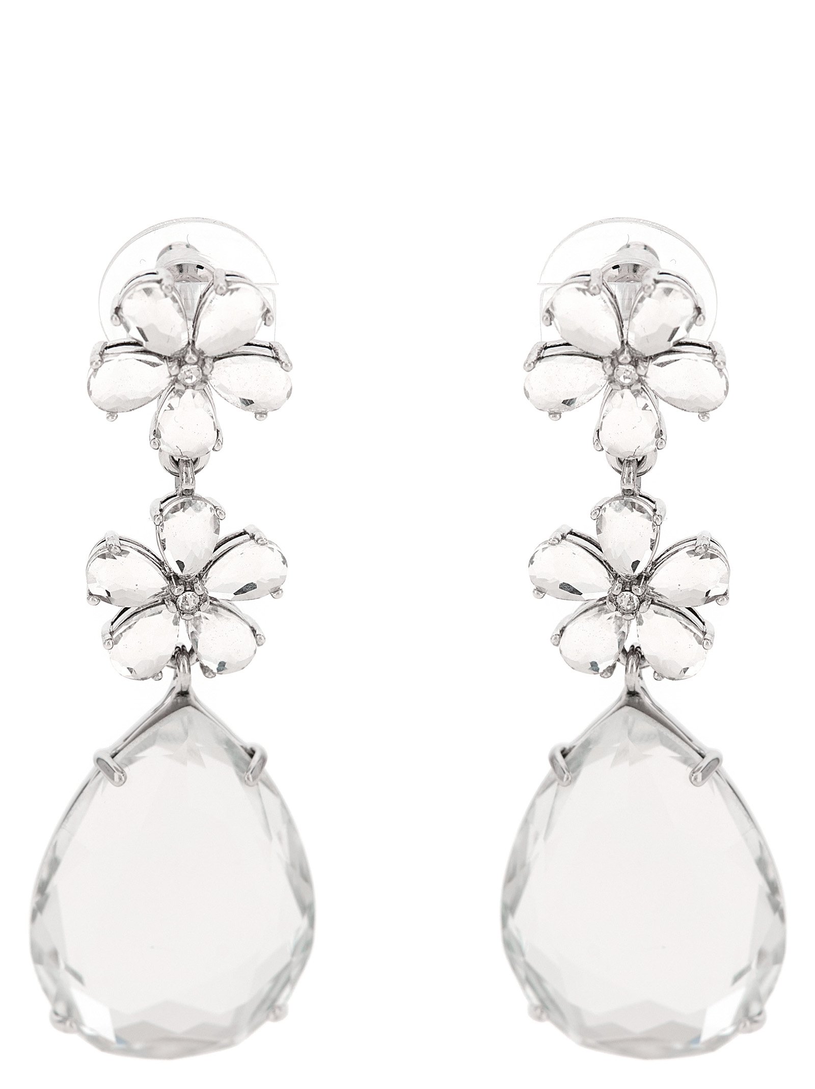 Silver Brass Earrings