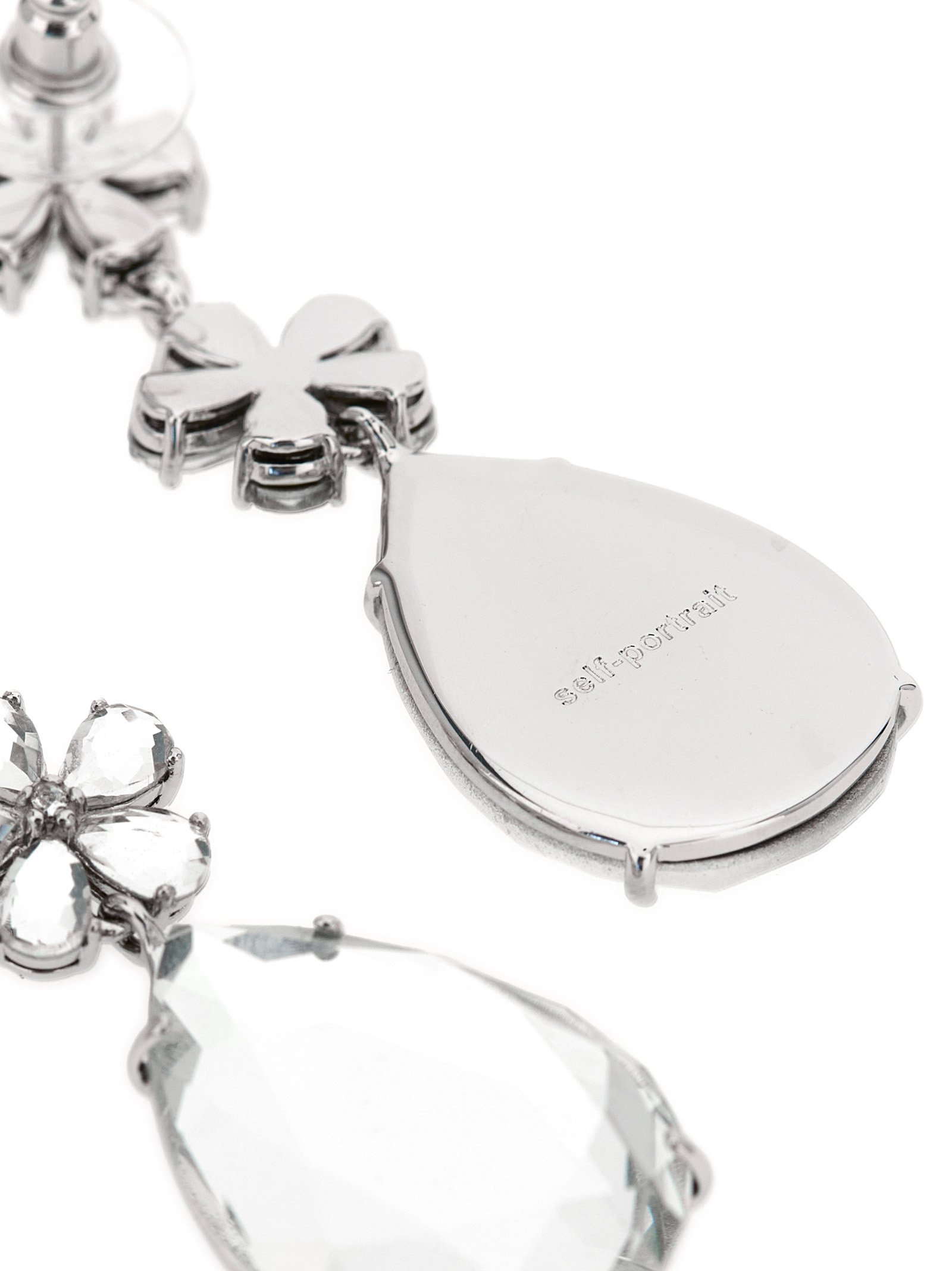 Silver Brass Earrings - Image 3