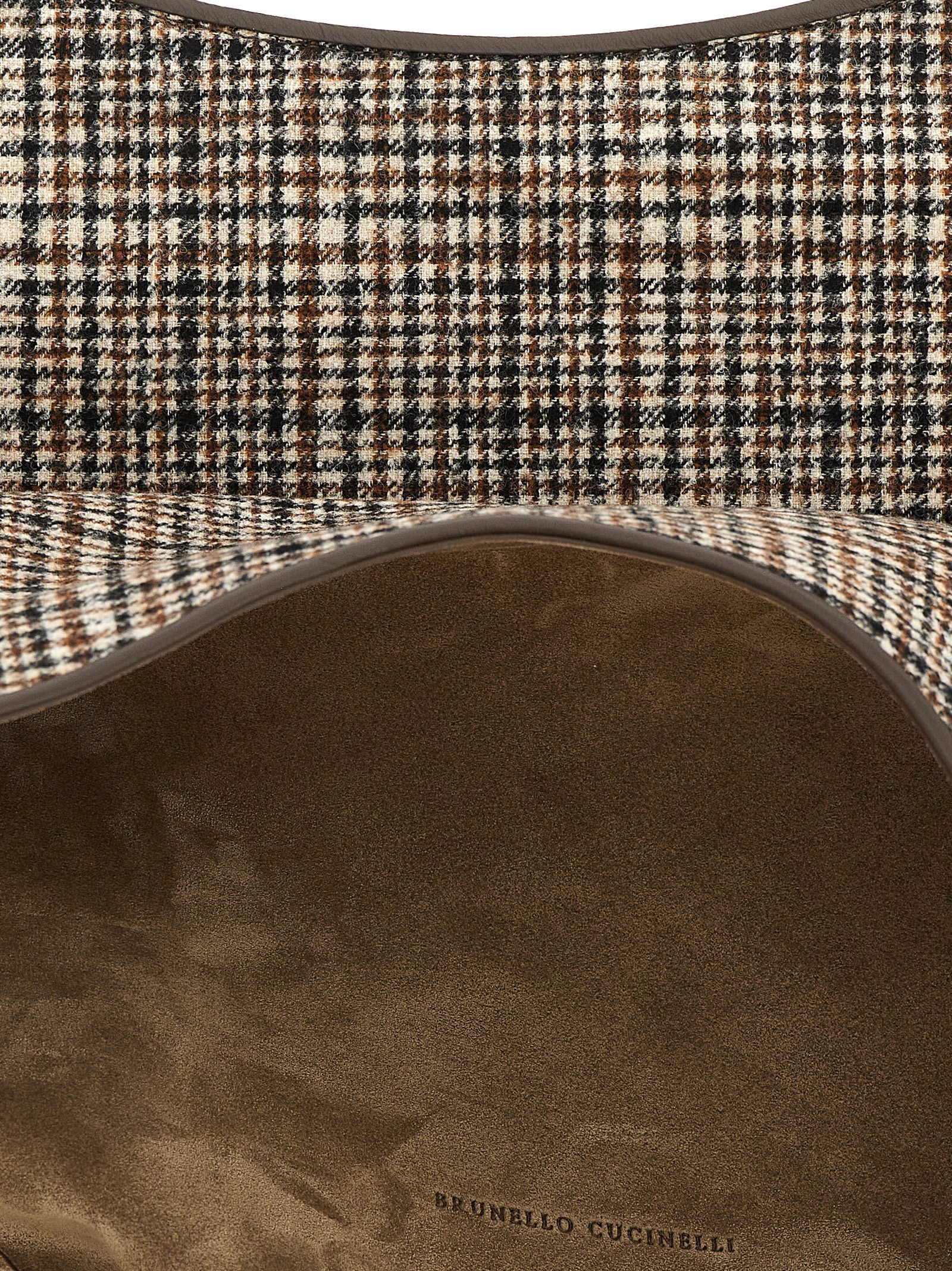 Brown Alpaca Leather Tote Bag - Image 4