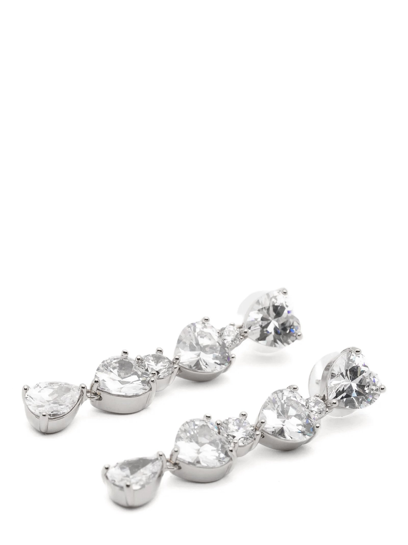 Silver Brass Earrings - Image 2