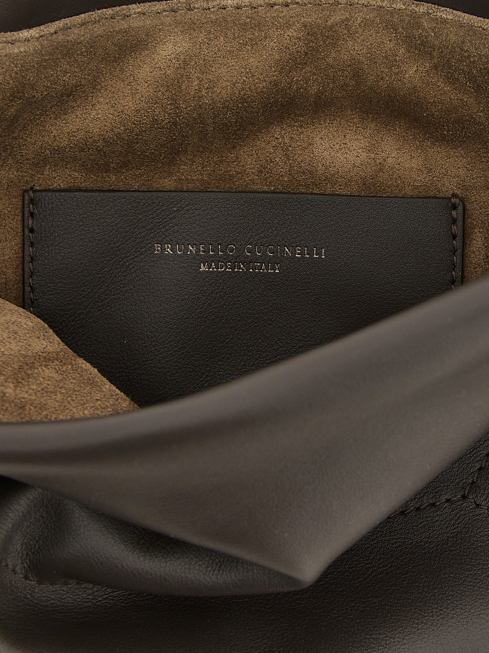 Brown Calfskin Clutch Bag - Image 4