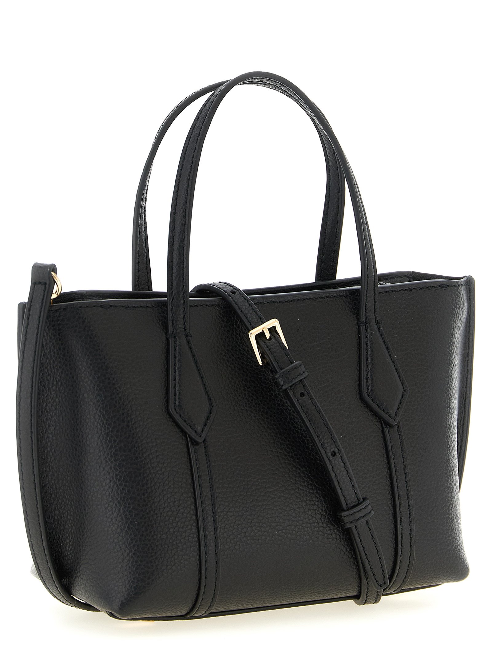 Black Cowhide Handbag - Image 2