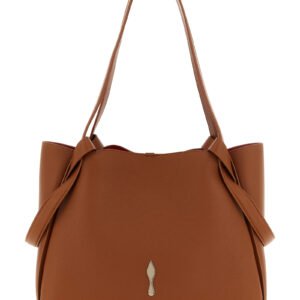 Brown Calfskin Tote Bag