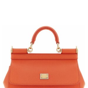 Orange Calfskin Handbag