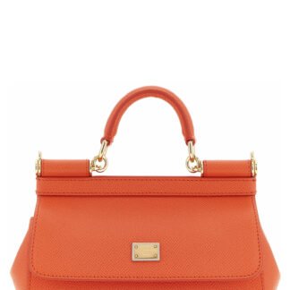 Orange Calfskin Handbag