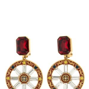 Multicolor Brass Earrings