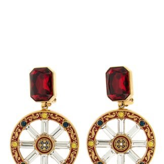 Multicolor Brass Earrings