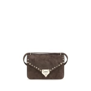 Brown Suede Leather Shoulder Bag