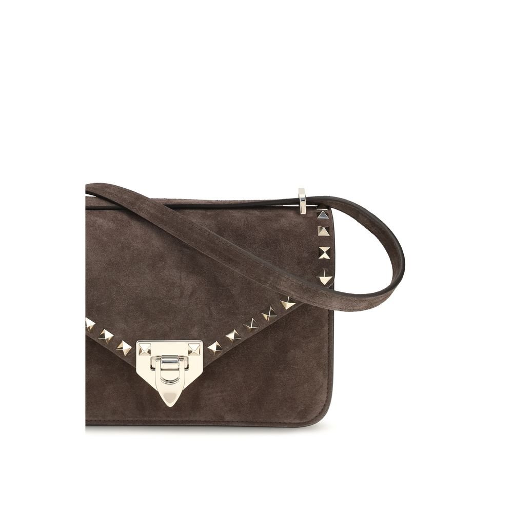Brown Suede Leather Shoulder Bag - Image 4