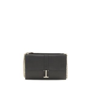 Black Calf Leather Bos Taurus Shoulder Bag