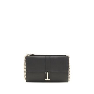 Black Calf Leather Bos Taurus Shoulder Bag
