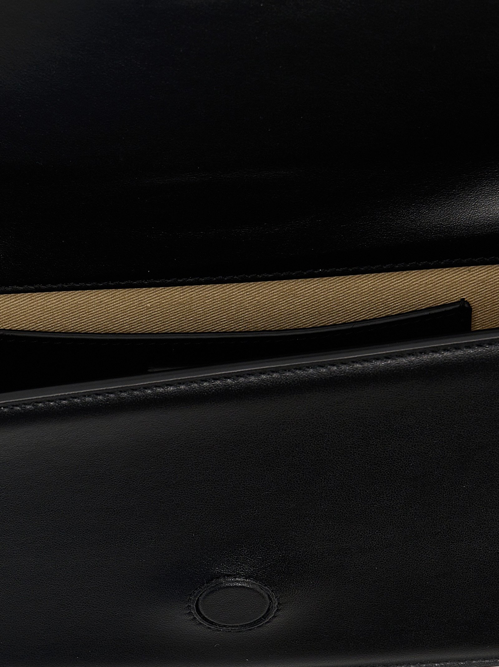 Black Cowhide Shoulder Bag - Image 4
