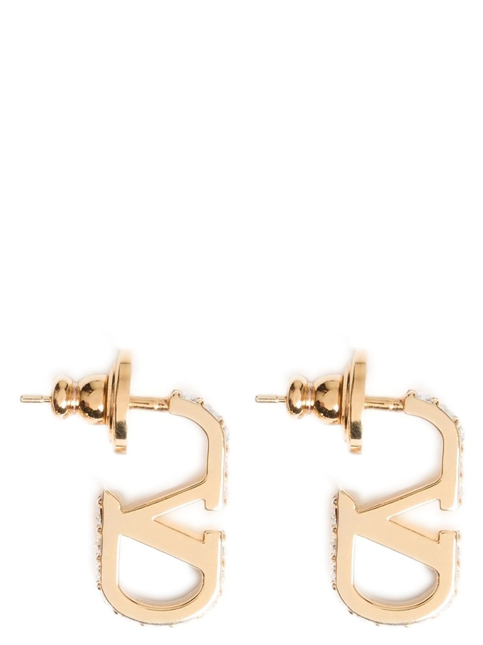 Gold Brass Earrings