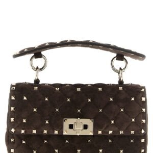 Brown Calfskin Shoulder Bag