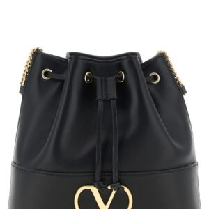 Black Lamb Leather Crossbody Bag