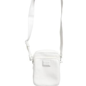 White Logo Plaque Crossbody Shoulder Borse Men Bag