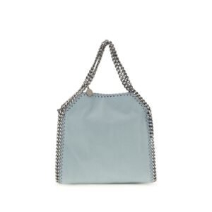 Blue Polyester Handbag