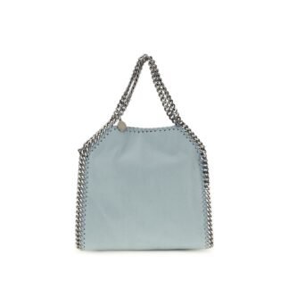 Blue Polyester Handbag