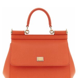 Orange Calfskin Handbag